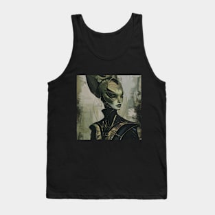 Fashion Alien Head Tank Top